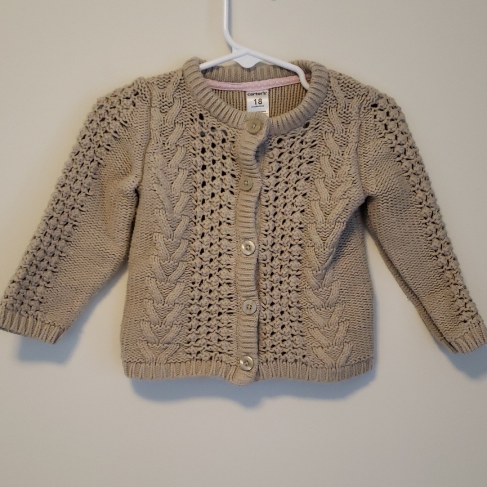 Carters cable sweater
